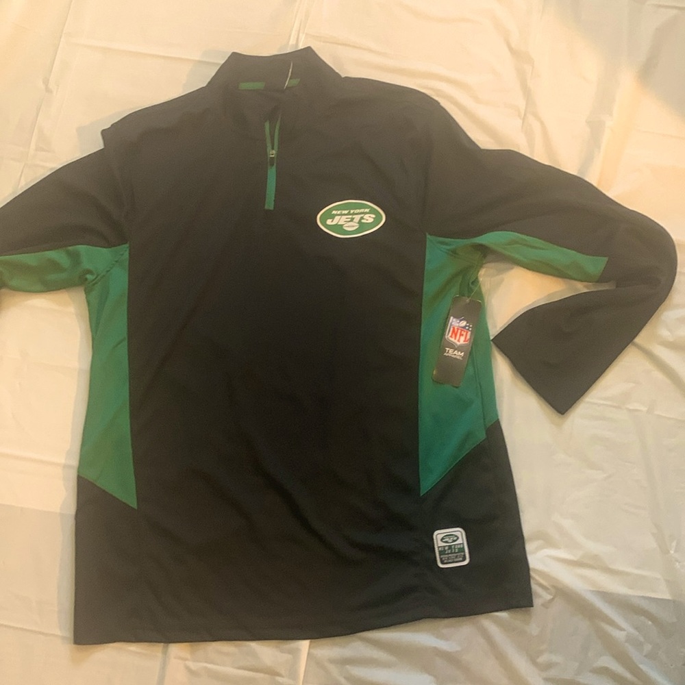 JETS NFL team apparel pullover warmup